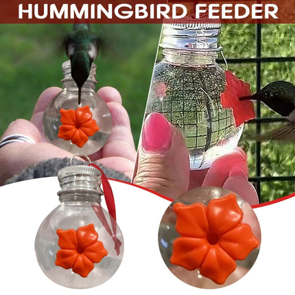 Hanging Bird Feeder Outdoor Hummingbird Feeder Bulb-garmade.com