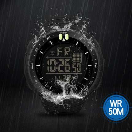 SYNOKE 9648-B Men Outdoor Waterproof Luminous Sports Electronic Watch(Green)-garmade.com