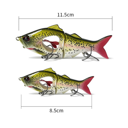 10g/8.5cm Long Casting Slow Sinking Spinning Multi-section Sea Fishing Freshwater Lures(07)-garmade.com