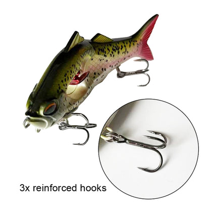 23g/11.5cm Long Casting Slow Sinking Spinning Multi-section Sea Fishing Freshwater Lures(06)-garmade.com
