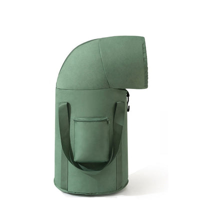 Foldable Foot Bath Bucket Knee Foot Tub Portable Bath Bag For Travel Camping(Green)-garmade.com
