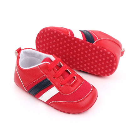 D2566 Soft Soled Non-slip Baby Walking Shoes, Size: 11cm(Red)-garmade.com