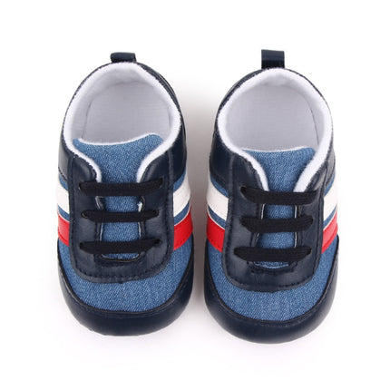 D2566 Soft Soled Non-slip Baby Walking Shoes, Size: 11cm(Blue)-garmade.com