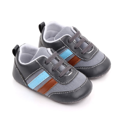 D2566 Soft Soled Non-slip Baby Walking Shoes, Size: 11cm(Grey)-garmade.com