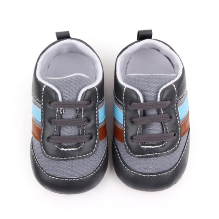 D2566 Soft Soled Non-slip Baby Walking Shoes, Size: 13cm(Grey)-garmade.com