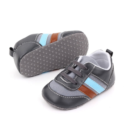 D2566 Soft Soled Non-slip Baby Walking Shoes, Size: 13cm(Grey)-garmade.com