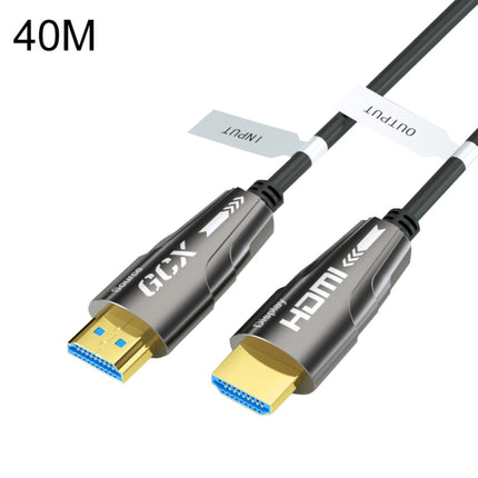 HDMI 2.0 Male To HDMI 2.0 Male 4K HD Active Optical Cable, Cable Length: 40m-garmade.com