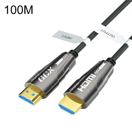 HDMI 2.0 Male To HDMI 2.0 Male 4K HD Active Optical Cable, Cable Length: 100m-garmade.com