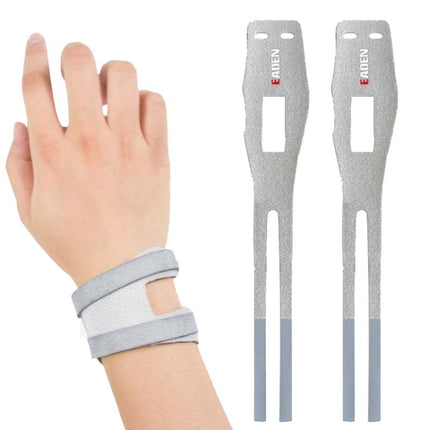 1 Pair EADEN Sports Wrist Brace Yoga Fitness TFCC Support Wrist Cover, Size: S(Reinforced Gray)-garmade.com
