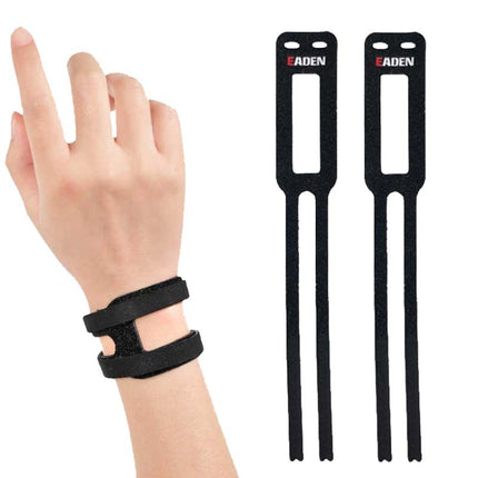 1 Pair EADEN Sports Wrist Brace Yoga Fitness TFCC Support Wrist Cover, Size: S(Comfortable Black)-garmade.com
