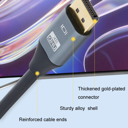 DP1.4 Version 8K DisplayPort Male to Male Electric Graphics Card HD Cable, Length: 1.5m-garmade.com