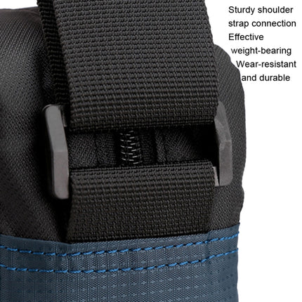 HAOSHUAI 204 Sports Leisure Men Outdoor Waterproof Nylon Shoulder Bag(Black)-garmade.com