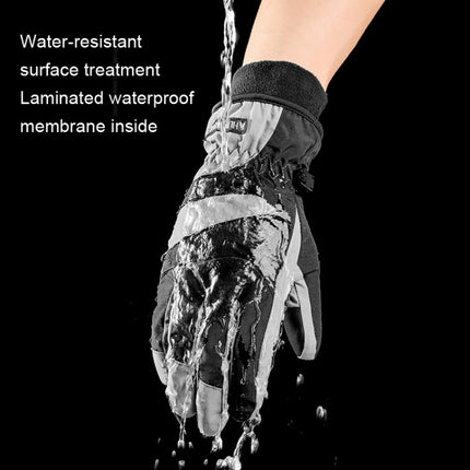 HLINTRANGE 061 Skiing Warm Gloves Sports Riding Waterproof Touch Screen Gloves, Size: XL(Thicker)-garmade.com