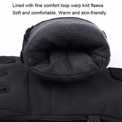 A030 Winter Skiing Glove Riding Sports Touch Screen Keep Warm Gloves, Size: XL(Black)-garmade.com