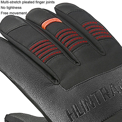HUNTRANGE A055 Waterproof Riding Sports Touch Screen Keep Warm Gloves, Size: M(Black)-garmade.com