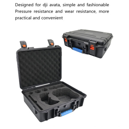 For DJI Avata Drone Explosion-proof Box Shockproof And Waterproof Bag(Black)-garmade.com