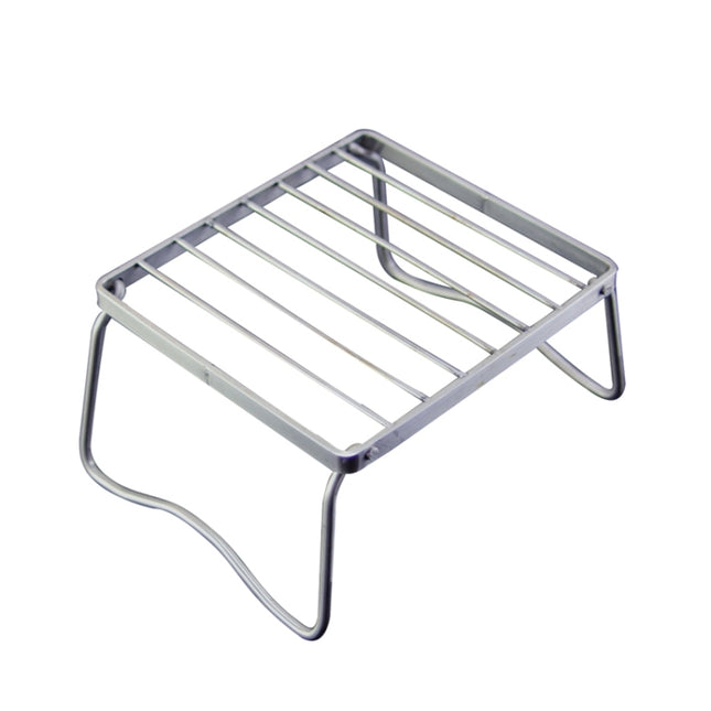 Outdoor Mini Portable Folding Grill Stainless Steel 304 Furnace Head Bracket, Size: 23x19.5x11cm-garmade.com