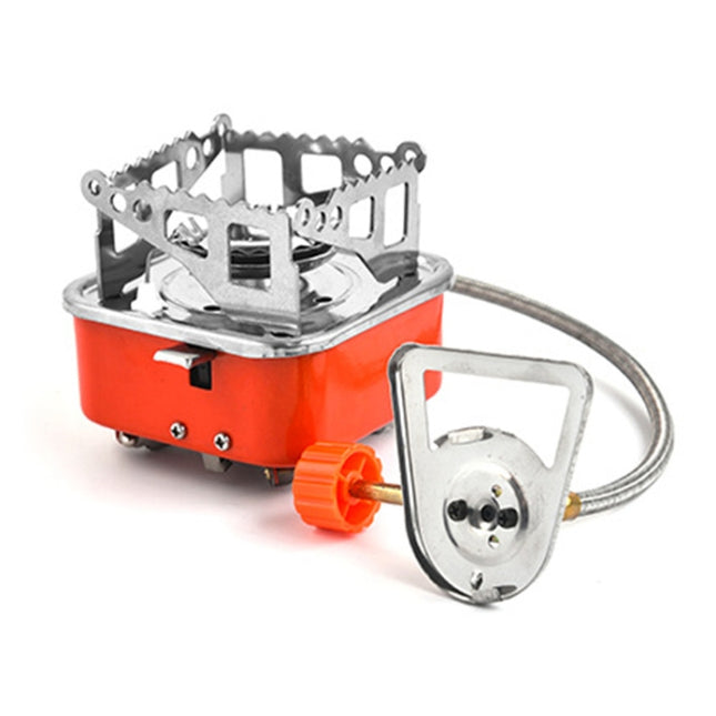 Outdoor Camping Mountaineering Portable Mini Gas Stove, Style: Square (Buckle Model)-garmade.com
