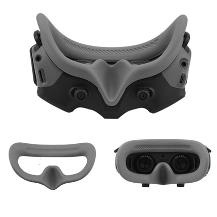 For DJI Avata Goggles 2 Eye Pad Silicone Protective Cover(Black)-garmade.com