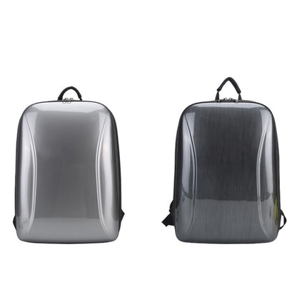 For DJI AVATA Storage Bag Hard Shell Waterproof Shoulder Bag Backpack(Metal Gray)-garmade.com