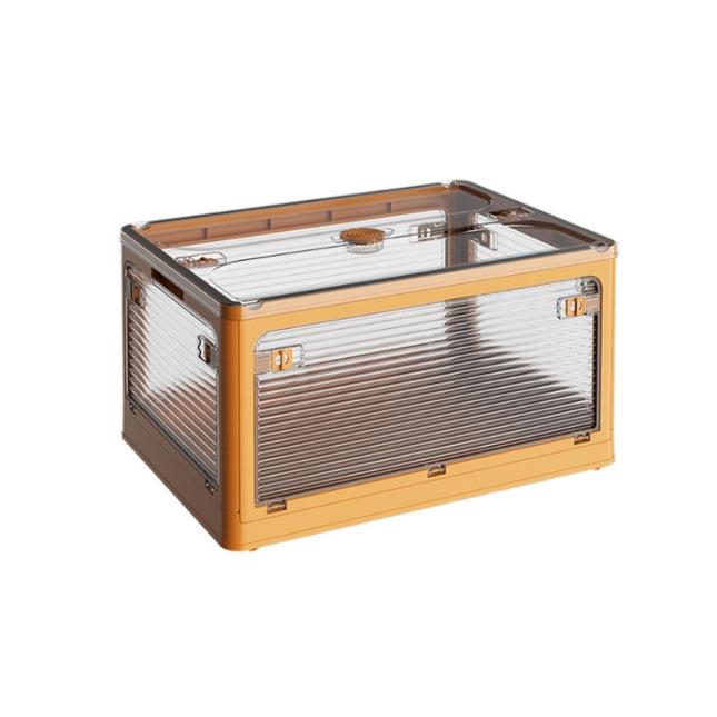 Folding Outdoor Camping BBQ Snacks Slider Storage Box, Size: Small(Yellow)-garmade.com