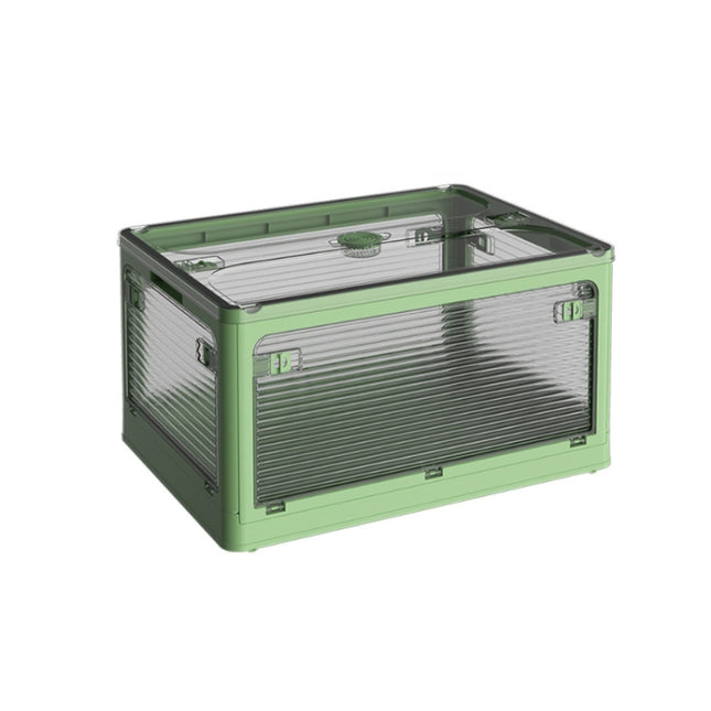Folding Outdoor Camping BBQ Snacks Slider Storage Box, Size: Small(Green)-garmade.com