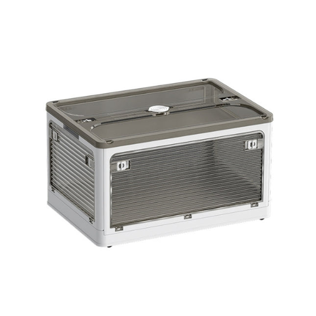 Folding Outdoor Camping BBQ Snacks Slider Storage Box, Size: Small(White)-garmade.com