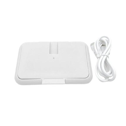 Home Car Portable USB Wet Towel Heater(White)-garmade.com