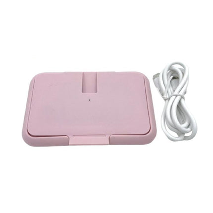 Home Car Portable USB Wet Towel Heater(Pink)-garmade.com