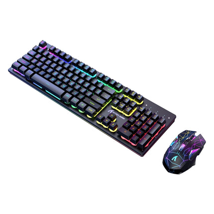 Attack Shark T3RGB RGB Luminous Wireless Keyboard And Mouse Set(Black)-garmade.com