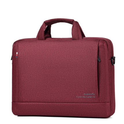 OUMANTU 020 Event Computer Bag Oxford Cloth Laptop Computer Backpack, Size: 13 inch(Wine Red)-garmade.com