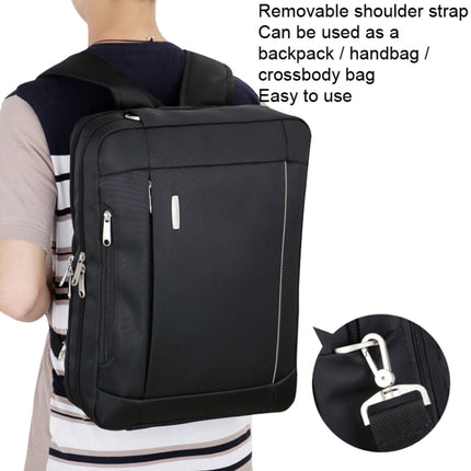 OUMANTU 2012-2 Multifunction Business Computer Bag Nylon Backpack(Black)-garmade.com