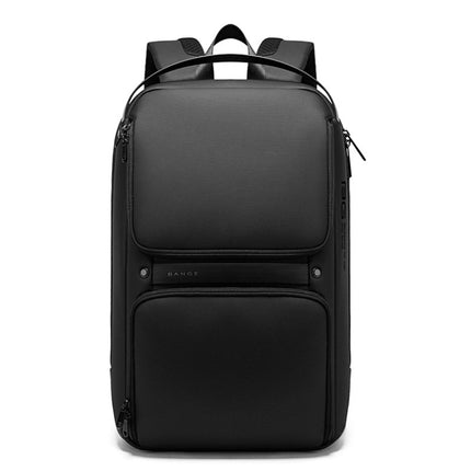 BANGE 7261 Men Waterproof Business Computer Backpack(Black)-garmade.com