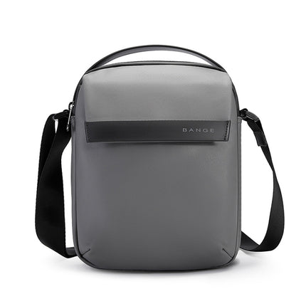 BANGE BG-2875 Crossbody Bag Waterproof Business Bag for Men(Grey)-garmade.com