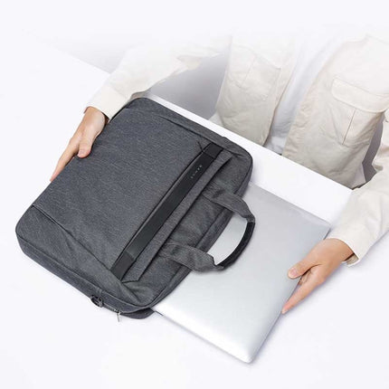 BANGE BG-2558 Large-capacity Waterproof and Wear-resistant Laptop Handbag, Size: L (Gray)-garmade.com