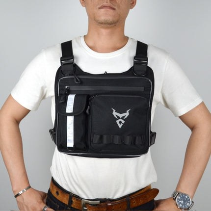 MOTOCENTRIC MC0120 Outdoor Motorcycle Riding Waterproof and Wear-resistant Chest Bag(Gray)-garmade.com