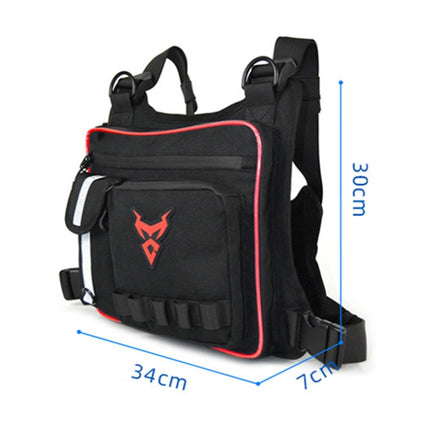 MOTOCENTRIC MC0120 Outdoor Motorcycle Riding Waterproof and Wear-resistant Chest Bag(Blue)-garmade.com