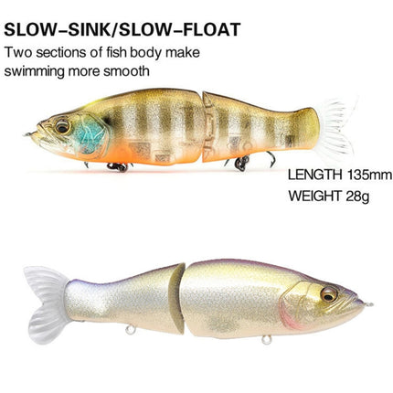 135mm Lure Bait Bionic Fishing Lures Slowly Sinking Pencil Knobby Fish Hard Bait Fishing Gear(G)-garmade.com