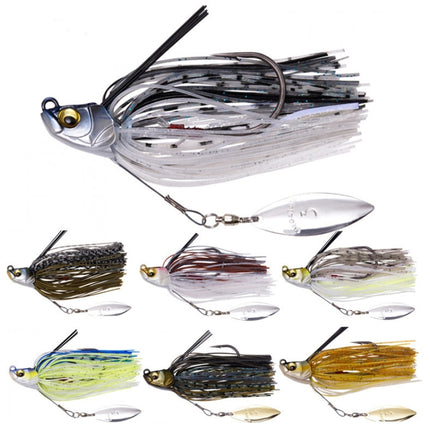 Lures Fake Bait Hubs Rotating Composite Sequins Noise Freshwater Sea Fishing Warped Mouth Catfish Bait(G)-garmade.com