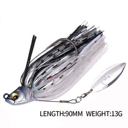 Lures Fake Bait Hubs Rotating Composite Sequins Noise Freshwater Sea Fishing Warped Mouth Catfish Bait(C)-garmade.com