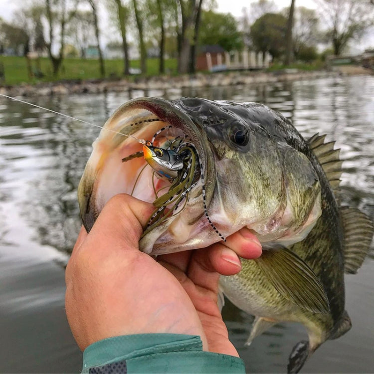 bass fish noise lure Lures Fake Bait Hubs Rotating Composite Sequins Noise Freshwater Sea F – Garmade