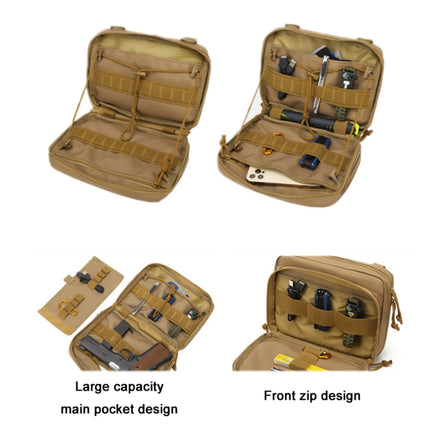 Outdoor Portable First Aid Medical Bag Multifunctional Tool Kit(Khaki)-garmade.com