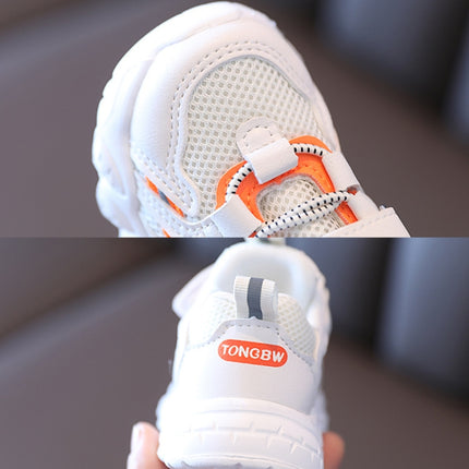 Children Sports Shoes Babies Breathable Net Shoes, Size: 30(Beige)-garmade.com
