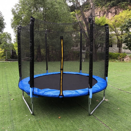 Outdoor Trampoline Protective Safety Net Sports Anti-fall Jump Pad,Size: Diameter 1.4m -6 Poles-garmade.com