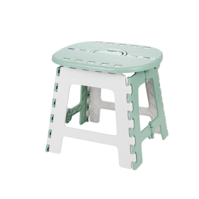 Convenient Folding Home Outdoor Thickened Portable Stool, Color: Green Small-garmade.com
