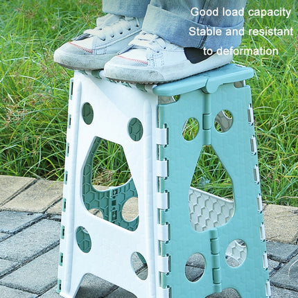 Convenient Folding Home Outdoor Thickened Portable Stool, Color: Green Small-garmade.com