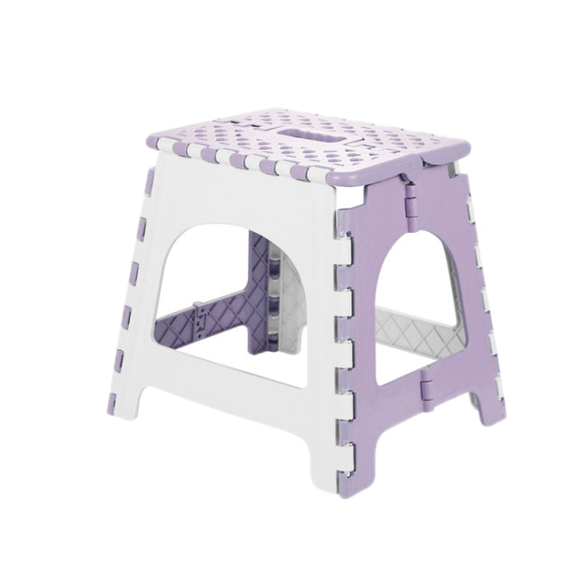 Convenient Folding Home Outdoor Thickened Portable Stool, Color: Violet Medium-garmade.com