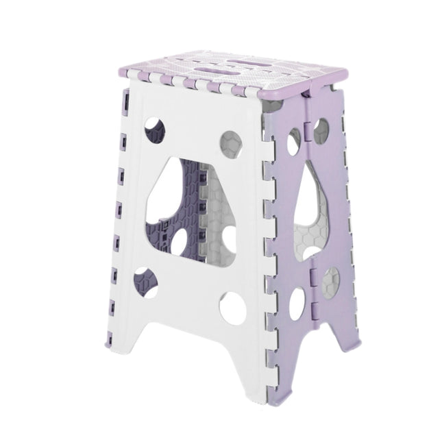 Convenient Folding Home Outdoor Thickened Portable Stool, Color: Violet Large-garmade.com