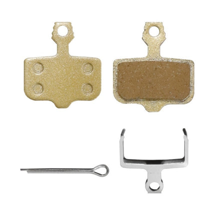 Mountain Bike Resin Semi-Metal Brake Pads(Gold)-garmade.com