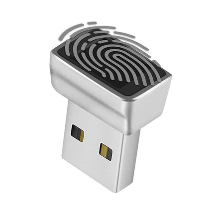 TRU7 USB Fingerprint Reader Module for Windows 8 / 10 / 11 Hello(Silver Gray)-garmade.com